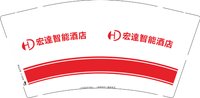 14250119宏達智能酒店9盎司加厚2千个：马翔文 一次性定制纸杯、一次性广告纸杯设计图