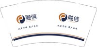 12250206融信9盎司1千个：猫铲屎大将军00000 一次性定制纸杯、一次性广告纸杯设计图