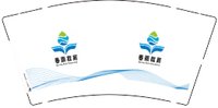 3140116 春雨教育 9盎司特厚1000个：250116-012415189310434 一次性定制纸杯、一次性广告纸杯设计图