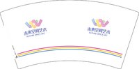 3140105 未来空间技术 7盎司1000个：250105-390993088923489 一次性定制纸杯、一次性广告纸杯设计图