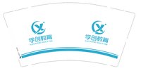 13250205学创教育9盎司1千个：wawa珠 一次性定制纸杯、一次性广告纸杯设计图