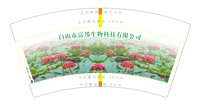 12250113抚松富邦生物科技有限公司7盎司1千：宸启1718 一次性定制纸杯、一次性广告纸杯设计图