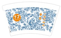 11250113 老友一起饮杯16盎司1千个：lili小雷 一次性定制纸杯、一次性广告纸杯设计图