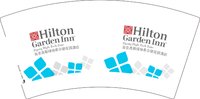12250108 改希尔顿花园酒店 7盎司3千个：我是吃大大的 一次性定制纸杯、一次性广告纸杯设计图
