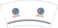 12250206FOR FAST9盎司1千：陈峰988 一次性定制纸杯、一次性广告纸杯设计图