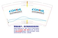 11250227龙口科诺尔玻璃科技有限公司9盎司1千个（1千1箱，打印送货单贴外箱）：粉铯吖吖 一次性定制纸杯、一次性广告纸杯设计图