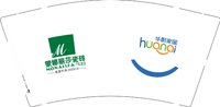 12250225蒙娜丽莎瓷砖9盎司1千：魔王丶悠悠 一次性定制纸杯、一次性广告纸杯设计图
