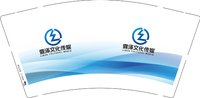 3140208 霖泽文化传媒 9盎司特厚1000个：250208-115888627303938 一次性定制纸杯、一次性广告纸杯设计图