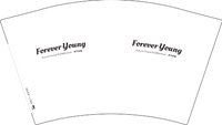 11250211Foreveryoung12盎司1千个：（配白高盖1千）zg830227 一次性定制纸杯、一次性广告纸杯设计图