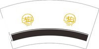 3140218 柏 7盎司1万个：250218-609893824812241 一次性定制纸杯、一次性广告纸杯设计图