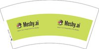 12250206Meshy.ai 7盎司3千：婷婷lee3011 一次性定制纸杯、一次性广告纸杯设计图