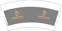 （印500修白杯）3140225 锦隆精品酒店 7盎司1000个：250225-208782047571605 一次性定制纸杯、一次性广告纸杯设计图