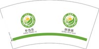 3140213 乡当乐 7盎司1000个：250213-078045571484029 一次性定制纸杯、一次性广告纸杯设计图