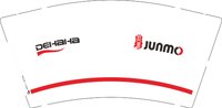 15250208junmo 9盎司3000个：百度微信footprints10 一次性定制纸杯、一次性广告纸杯设计图
