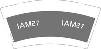 12250206 IAM279盎司加厚1千个：心儿如明镜 一次性定制纸杯、一次性广告纸杯设计图