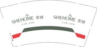 12250224奢睡9盎司1千个：长发及腰的美 一次性定制纸杯、一次性广告纸杯设计图