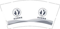 13250207优笠思教育9盎司1千个：2218112015梦 一次性定制纸杯、一次性广告纸杯设计图