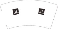 12250211 JL7盎司1千：viviennelou2012 一次性定制纸杯、一次性广告纸杯设计图