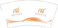 12250210美斯烘焙学院（新设计）9盎司1千：tb139007455（付款ID美斯烘焙学院总部） 一次性定制纸杯、一次性广告纸杯设计图