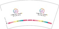 12250221郁金香美育 7盎司1000个加急：郁小影1638 一次性定制纸杯、一次性广告纸杯设计图