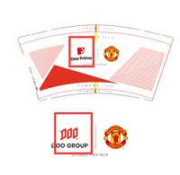（打样30个左右）12250226 （新版）DOO GROUP 9盎司加厚1千个打样（一定要注意色差，不要印浅了）：irischan01 一次性定制纸杯、一次性广告纸杯设计图