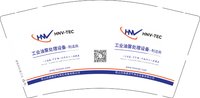 13250222（有二维码版）工业油雾 9盎司特厚2千个：tb538605_00 一次性定制纸杯、一次性广告纸杯设计图
