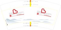 12250207 巫山7盎司1千个：一点都不懒的懒羊羊 一次性定制纸杯、一次性广告纸杯设计图