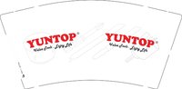 （休白500）12250207 yuntop 9盎司1000个专版350g：tb271039688 一次性定制纸杯、一次性广告纸杯设计图