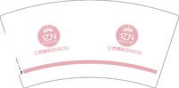 12250207亿恩艺术培训有限公司 7盎司5000个：xu小步321 一次性定制纸杯、一次性广告纸杯设计图