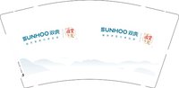 12250224 双虎9盎司加厚2千个；周慧娟2004 一次性定制纸杯、一次性广告纸杯设计图