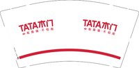 12250217tata木门 9盎司1000个专版350g：sun120706 一次性定制纸杯、一次性广告纸杯设计图