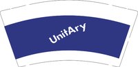 12250208 UNITARY9盎司加厚1千个（专版专版，注意色差）：青杉宫（定稿 后改图） 一次性定制纸杯、一次性广告纸杯设计图