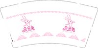 12250428朵朵兔 9盎司加厚1000个：非专属1995 一次性定制纸杯、一次性广告纸杯设计图