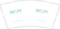 （印500修白杯）3140428 Dr.Jane 9盎司1000个：250428-285904802113604 一次性定制纸杯、一次性广告纸杯设计图