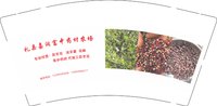 （印500只修白）12250427礼县嘉润富中药材农场9盎司1千个：石欢王兰兰 一次性定制纸杯、一次性广告纸杯设计图