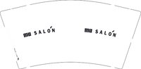 12250505mu salon 9盎司1000个：9小美今9（含白色高盖） 一次性定制纸杯、一次性广告纸杯设计图