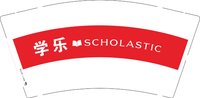 12250427学乐9盎司加厚5千：啃个呵呵呦 一次性定制纸杯、一次性广告纸杯设计图