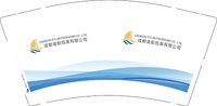 3140506 （改）成都金航包装 9盎司1000个：250506-544399715973864 一次性定制纸杯、一次性广告纸杯设计图