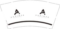（印500个休白）12250506AUGIONE 9盎司加厚1千个：满洲有象咩 一次性定制纸杯、一次性广告纸杯设计图