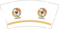12250507 多格童趣英语 9盎司1千：tb896001839 一次性定制纸杯、一次性广告纸杯设计图