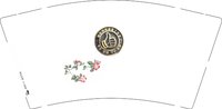 12250529周彬 9盎司1千：哈哈我是谁哈 一次性定制纸杯、一次性广告纸杯设计图