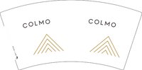 12250508 colmo 7盎司2000个：淡紫色香槟 一次性定制纸杯、一次性广告纸杯设计图