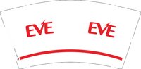 （休白500）12250605EVE 9盎司1000个：tb066423222 一次性定制纸杯、一次性广告纸杯设计图