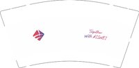 12250603Together 9盎司1千（顺丰空运寄付）：snooze7 一次性定制纸杯、一次性广告纸杯设计图