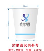 12250606 廣東恆紳9盎司加厚一千个：xinxinluoluo1989 一次性定制纸杯、一次性广告纸杯设计图