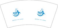 11250604亦乐谷(露营地0872一8898666)7盎司5千个（开收据1万个874元随货发）：桃金牛女 一次性定制纸杯、一次性广告纸杯设计图