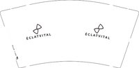12250604ECLATVITAL 9盎司1万个（注意包装）： 春夏秋冬abc_2008 一次性定制纸杯、一次性广告纸杯设计图