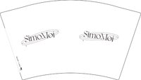 13250427 Simomoi12盎司1千个：聆听光阴 一次性定制纸杯、一次性广告纸杯设计图