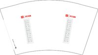 12250508ecadi 12盎司10000个：进击的杜 一次性定制纸杯、一次性广告纸杯设计图
