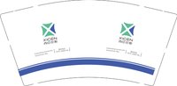 12250508西臣控股 （有改）9盎司加厚2000个：hello小伟92 一次性定制纸杯、一次性广告纸杯设计图